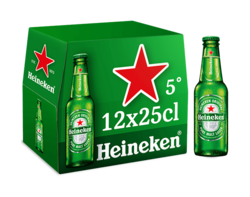 Heineken bière blonde 12x25cl 5°