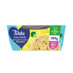 Tilda Easy Meals Broccoli and Lemon Risotto Pots 280g