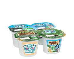 Yaourts brassés bio à la vanille de Madagascar x4