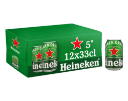 Heineken bière blonde 12x33cl 5°