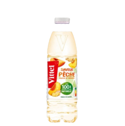 VITTEL® 100% NATURELLE Goût Pêche Touche de Gingembre 1L
