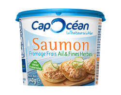 Saumon Fromage Frais Ail et Fines Herbes 140g