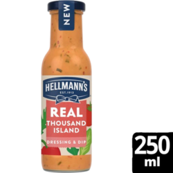 Real Thousand Island Salad Dressing & Dip Sauce 250ml