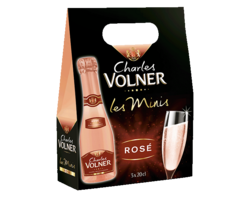 Charles VOLNER Les Minis Rosé 3 x 20 cl
