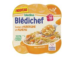 Caviar d'aubergine et agneau x2