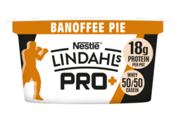 Lindahls Pro+ Kvarg Banoffee Pie High Protein Yogurt 150g