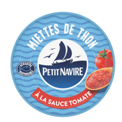 Miettes de thon à la sauce tomate 140g