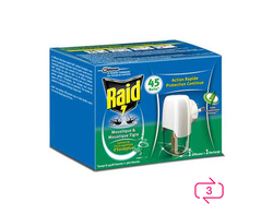 Raid® Diffuseur Electrique Liquide 45 nuits Eucalyptus