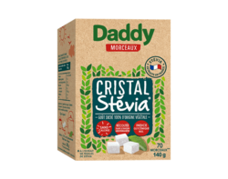 Morceaux Cristal Stévia Daddy 140g