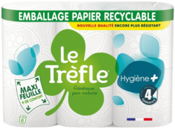 Le Trèfle Hygiène + x6 rouleaux 