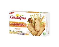 Biscuits Petit déj 4 Céréales et Miel