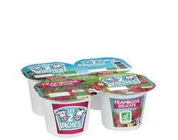 Yaourts brassés bio 
Framboise Délicate x4