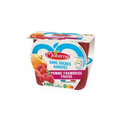 Pomme Framboise Fraise 4x100g