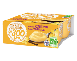 Notre crème dessert vanille 4x95g 