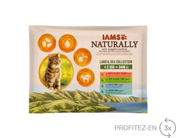 IAMS Naturally Pâtée Chat Adulte