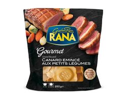 Grand Ravioli Canard Émincé aux Petits Légumes