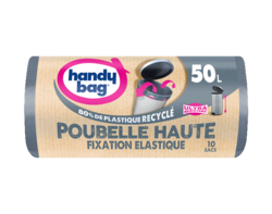 Sacs Poubelle haute à fixation élastique