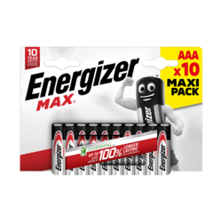 Energizer Max pack de 10 piles alcalines AAA