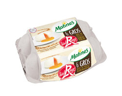 6 Gros Œufs Label Rouge MATINES