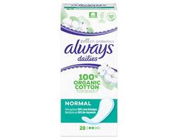 28 protège-slips Always Cotton Protection