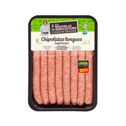 Chipolatas supérieures longues x8 (640g)