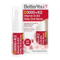 BetterYou D3000+K2 Vitamin D + K2 Oral Spray