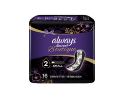 Serviettes Always Discreet Boutique Small