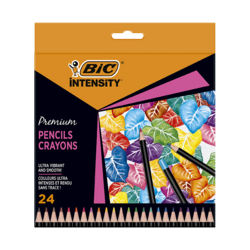 Box de 24 crayons BIC® Intensity® Premium