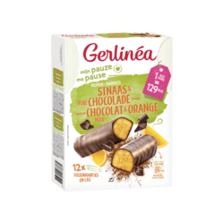 Gerlinéa Barres Chocolat Noir & Orange  372g