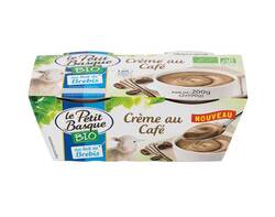 Crème café Bio au lait de brebis 2x100g