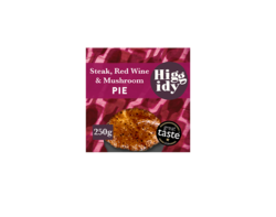 Steak, Mushroom & Red Wine Pie 250g