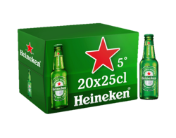 Heineken bière blonde 20x25cl 5°