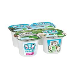 Yaourts brassés bio à la Noix… de Coco x4