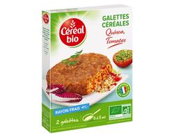 Galettes Céréales Quinoa, Tomates