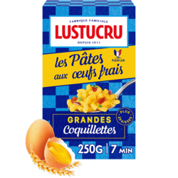 Grandes Coquillettes aux œufs frais 250g