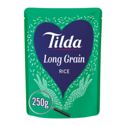 Tilda Microwave Long Grain Basmati Rice 250g