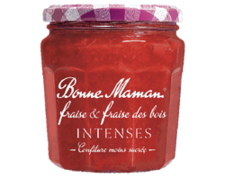 Confiture Fraise & Fraise des bois INTENSES 335g
