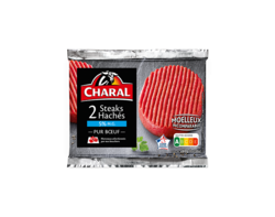 Steak hachés pur boeuf 5% x2 (2x130g)
