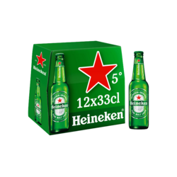 Heineken bière blonde 12x33cl 5°