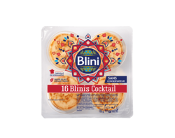 16 blinis format cocktail (125g)