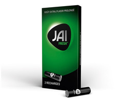 2 Recharges JAI FRESH
Douceur et fraîcheur du menthol, expérience de vapotage plus agréable. Nicotine 16mg/g