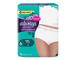 Plus, taille L - 6 gouttes (x16 BIGPACK)