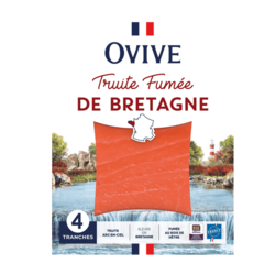 Truite fumée de Bretagne 4 tranches