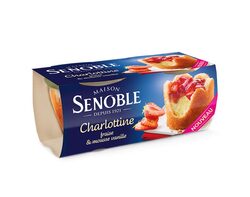 Charlottine - Fraise & Mousse Vanille
Lot de 2x60g 