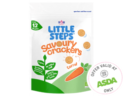 LITTLE STEPS® Savoury Carrot Crackers