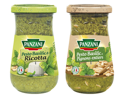 Pesto Basilic & Ricotta et Pesto Basilic & Pignons entiers