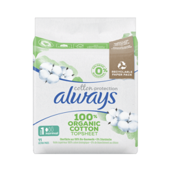Serviettes Always Cotton Protection