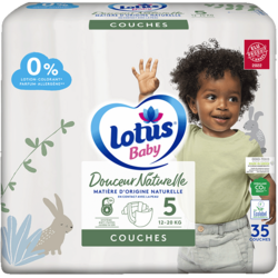 Couches Lotus Baby Douceur Naturelle T5x35