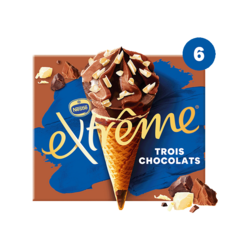 Cône Extrême 3 Chocolats X6