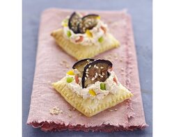 Bouchées feuilletées à la méridionale avec de la Tartinade aux 3 poivrons